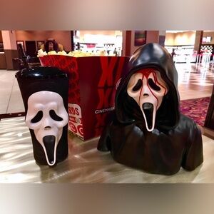 Scream 7 Ghostface Cinemark Popcorn Bucket and Cup